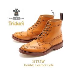 일본 다이렉트 메일 TRICKER'S 남성 가죽 브로그 카빙 마틴 부츠 패션 부츠 STOW 5634