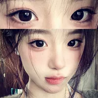 Молочный шарик черный 14,5мм (возврат популярной модели, супер красивые бусины с черными глазками) в подарочной упаковке