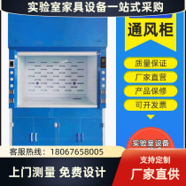 Blue PP Ventilation Cabinet Full Steel Floor Ventilation Closet PP Ventilation Closet Laboratory Steak Cabinet Embalming Exhaust Ventilation Cabinet