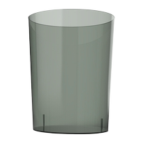 Transparent acrylic flower bucket flower shop special flower deep water awakening bucket household French vase trash can