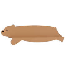 Cute polar bear kitchen sink water barrier household water barrier for washing vegetables and dishes anti-splash artifact silicone water barrier