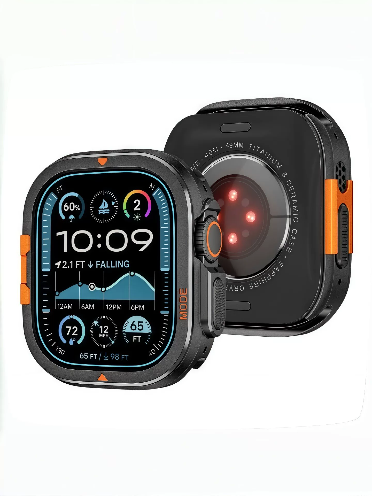 Подходит для Apple iWatch S10/S11 защитный чехол для часов Alpine спорт металлический против падения