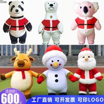 Inflatable Santa Claus snowman Katong Occasional Clothing Christmas Deer Reindeer Christmas Events Performance Dolls Costumes