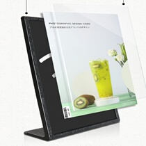 Menu price list table sign T-shaped vertical sign display price sign milk tea shop A4 table sign card vertical billboard