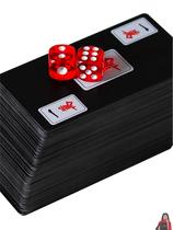 Waterproof playing cards mahjong playing cards frosted thickened plastic travel portable home hand-rubbed mahjong 108 pieces