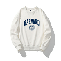 Harvard University Sweatshirt Harvard University Souvenir Round Neck Velvet International Student Jacket Autumn and Winter