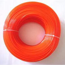 Large roll of grass cutting rope brush cutter grass cutting rope 2kg per roll lawn mower accessories white 2 6mm