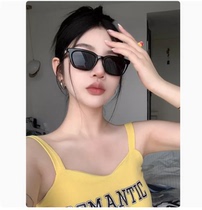 2024 New European and American Retro Sunglasses for Women with Square and Round Faces High-end Internet Celebrity Korean Version