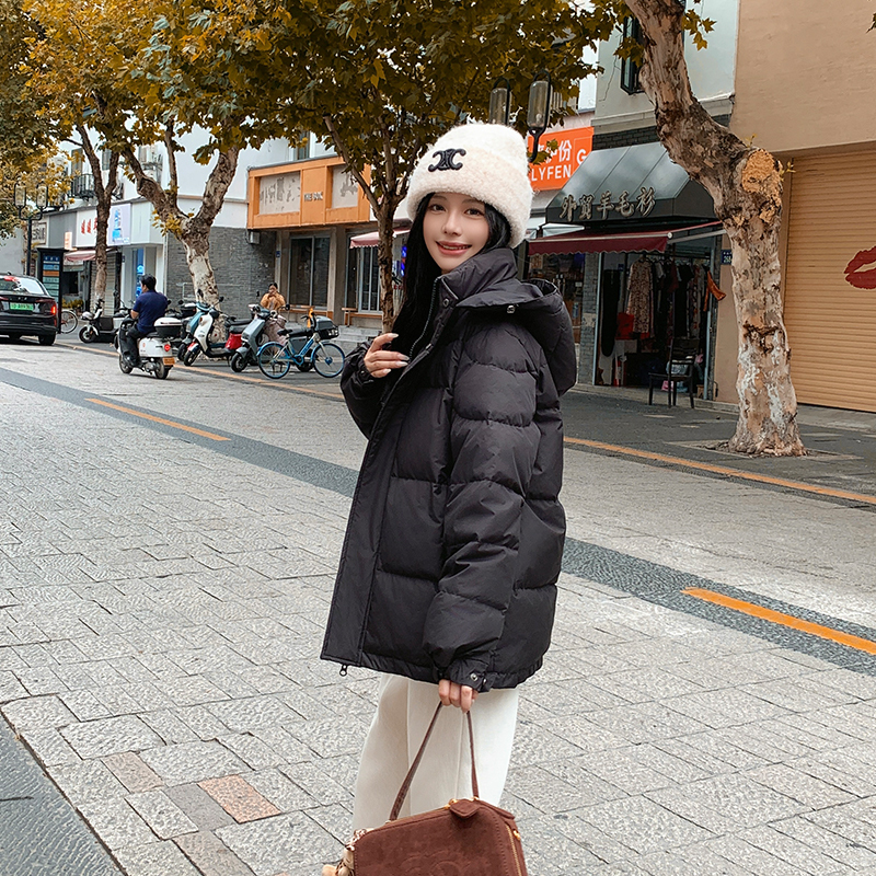 Fresh and Stylish Short Thickened down Jacket for Women, Warm and Suitable for Petite Figures, New National Standard, Korean Style with Hood, 2026 Winter New Model Fresh and Stylish Short Thickened down Jacket for Women, Warm and Suitable for Petite Figures, New National Standard, Korean Style with Hood, 2026 Winter New Model