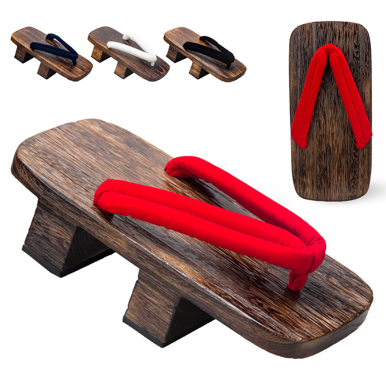 Men's Summer Flip-Flops, Japanese-Style Two-Toe Kimono Clogs, Non-Slip Wide Version, Durable and Unique Sandals