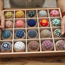 Embroidery diy handmade needle insertion material package Sashiko embroidery beginner practice handbag gift set box Lu embroidery flower sewing box