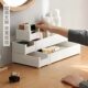 Drawer storage box plastic thickened free combination underwear