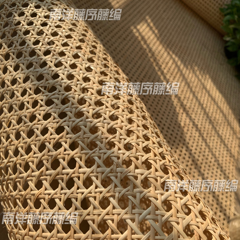 Natural Rattan Material Indonesian Real Rattan Octagonal Eyelet Weaving Decorative Rattan Chair Cabinet Furniture Screen Ceiling Lampshade Natural Rattan Material Indonesian Real Rattan Octagonal Eyelet Weaving Decorative Rattan Chair Cabinet Furniture Screen Ceiling Lampshade