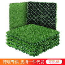 Suspended lawn DIY removable free splicing floor outdoor kindergarten floor simulation fake artificial turf