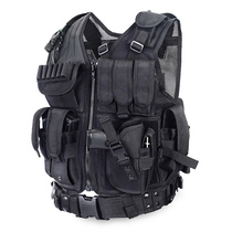 Outdoor clothing tactical CS combat mesh vest tear-resistant wear-resistant sun-proof and fall-proof material multi-functional tactical vest