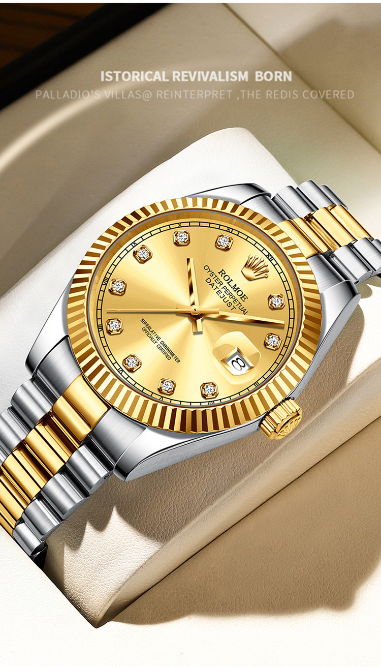 Часы 瑞士正品劳力男士手表蚝式日志型防水经典金劳全自动机械表手表男