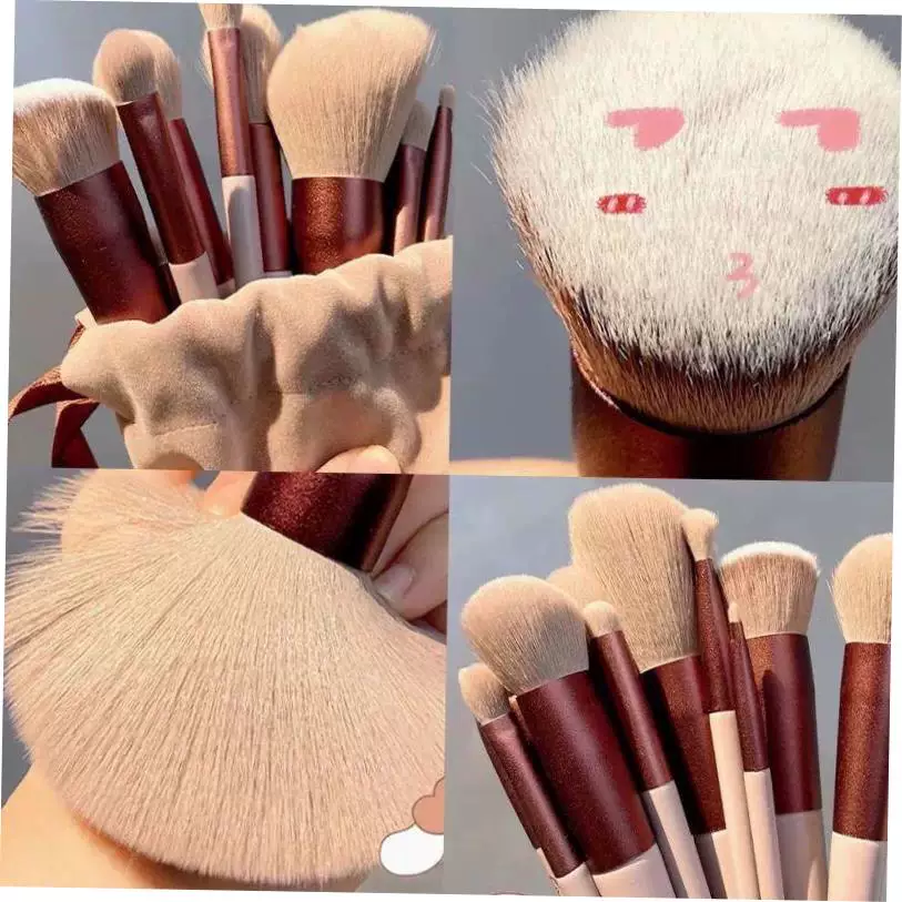 Makeup Brush 13PCS SOFT FLUFFY MAKEUP Brushes Set Blending 1