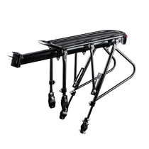 Mountain bike rear clothes hanger bicycle rear rack aluminum alloy clothes hanger quick release cargo tail rack rear seat passenger aluminum clothes hanger