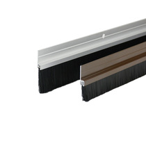 D61H door seam door bottom sealing strip windproof aluminum alloy anti-theft door soundproof self-adhesive wooden door brushed glass