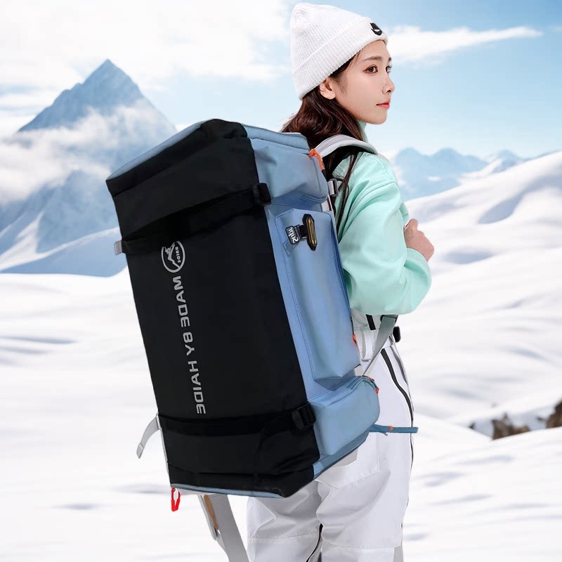 Snowing Backpack Latest in 25 years | test of glowing ski backpack 🔥 Dry and wet ...