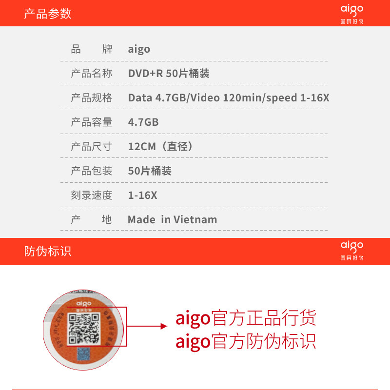 Patriot Dvd/Cd/Bd Blank Disc Burning Disc Blank Cd+Rw Rewritable Archive-Grade Printable Disc