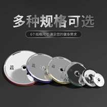 Electroplated barbell plates for home gyms electroplated stainless steel strength competition large-aperture electroplated steel plates dedicated to Olympic poles