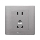 Розетка Bull switch socket официальный флагманский аутентичный магазин type 86 бытовая скрытая однооткрытая панель розеток с пятью отверстиями звездно-серого цвета mini 4