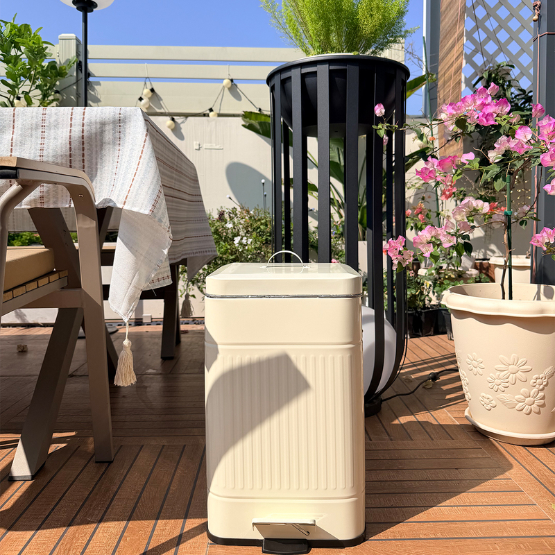 Ziitro Outdoor Trash Can Garden Waste Bin Villa Courtyard Camping Large Capacity High Aesthetic Value