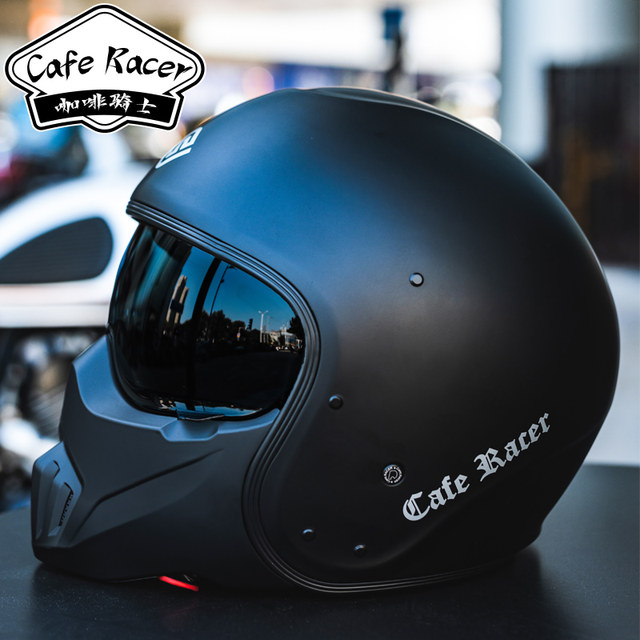 Cafe Rider carbon fiber retro ຫມວກກັນກະທົບຂອງຜູ້ຊາຍແລະແມ່ຍິງຂອງ Harley cruise ລົດຈັກຫມວກກັນກະທົບເຕັມຮູບແບບລົດຈັກ FASEED ຫມວກກັນກະທົບເຄິ່ງຫນຶ່ງ 3C