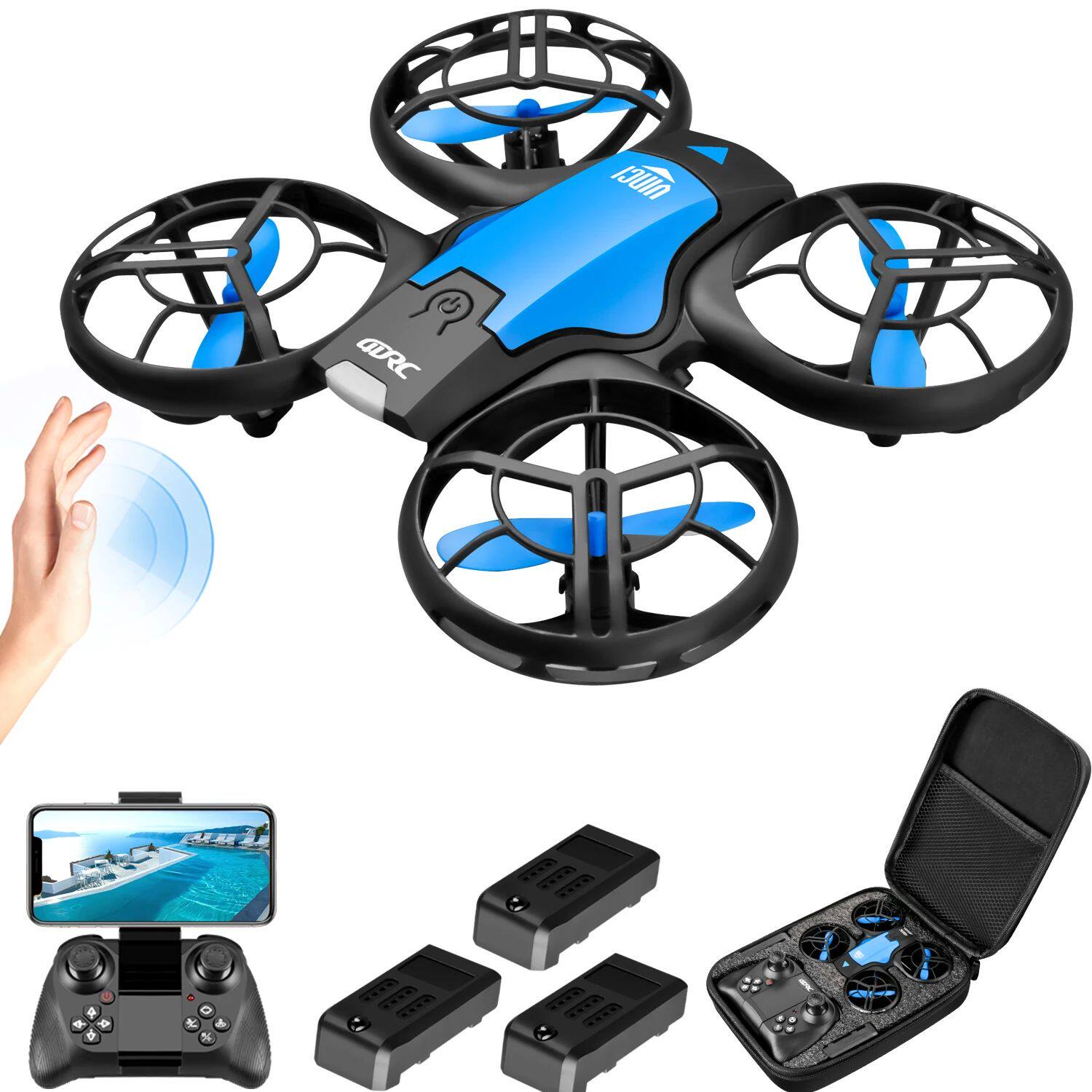V8 New Mini Drone 4K 1080P HD Camera Drones WiFi Fpv Air Pre