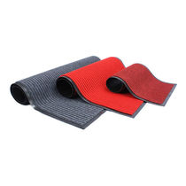 Bingyu BYll-0 composite carpet double stripe PVC floor mat dust-proof and waterproof entrance mat dust-removing anti-slip floor mat dark