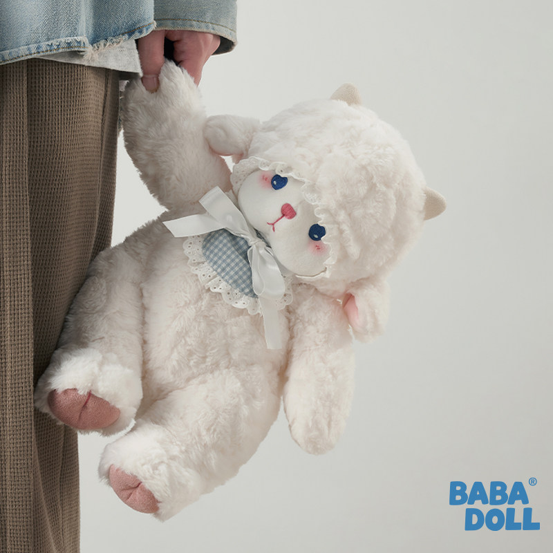 Кукла BABADOLL Xiaomian Sheep Hug Кукла Плюшевая игрушка Кукла Тряпичная Кукла Девушка Подарок Подарок Изображение 1