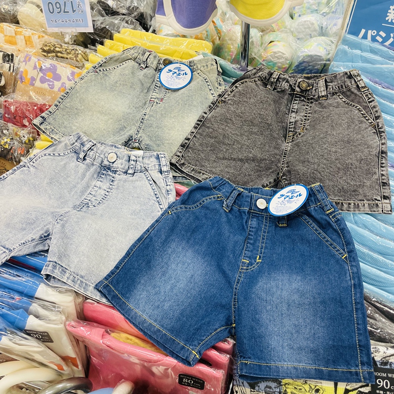 Breeze Nose Japanese Children's Clothing Purchasing Agent J323956 Cold-Sensing Shorts 90-150cm