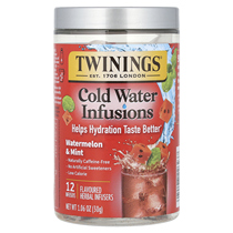 Twinings Cold Infuse Fragrance Cold Water Intensifier Strawberry & Lemon 12 Infusers 1