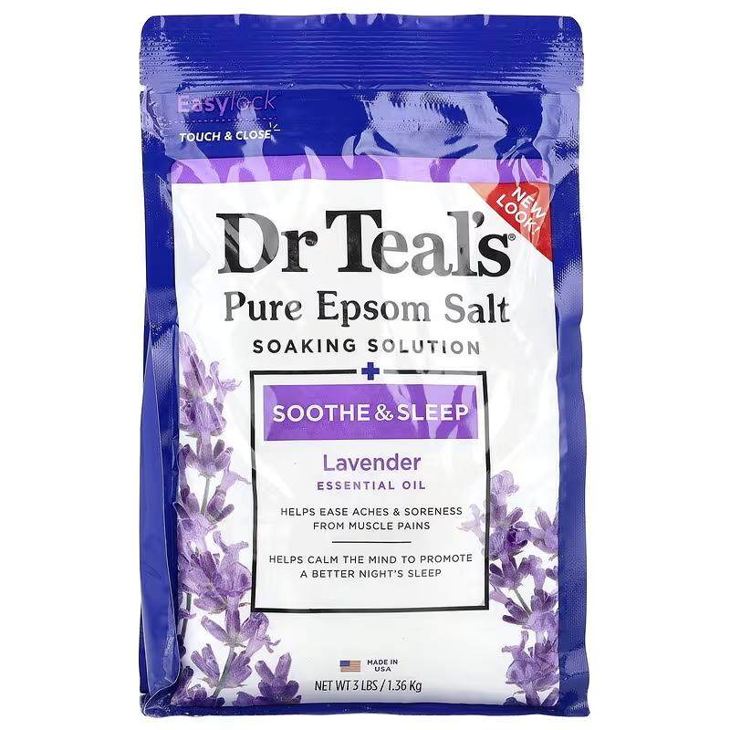 🌟Dr. Teal's全泻盐浸泡液:睡前泡澡神器,让你一夜好眠!🌟-浴盐-淘宝好物网