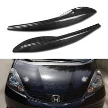 09 to 12 models Fit modified carbon fiber eyebrow headlight decoration special Fit eyebrow