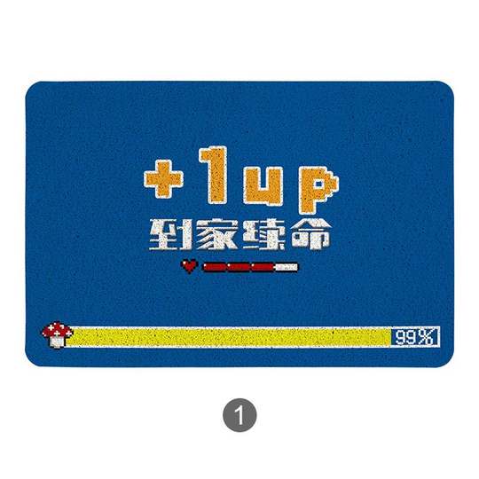 Creative Floor Mats, Personalized Blue Door and Outer Wire Loops, Entry Door Mats, Soil Carpets, Home Foot Mats