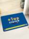 Creative Floor Mats, Personalized Blue Door and Outer Wire Loops, Entry Door Mats, Soil Carpets, Home Foot Mats