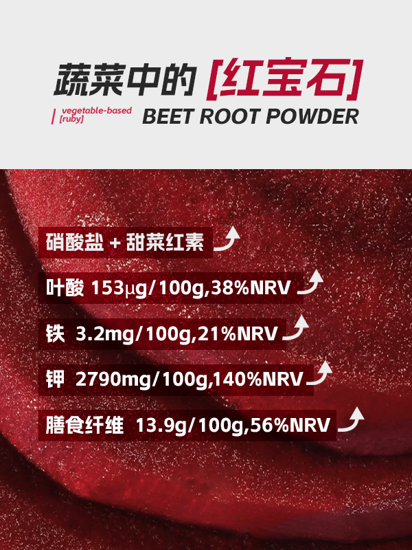 Midangka Pure Beetroot Powder Juice, High in Folic Acid, High in Organic Dietary Fiber, Natural Drink, Fitness Meal Replacement Powder