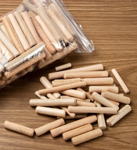 Round wood plug wooden stick wooden tenon stick twill wooden nail wedge wooden peg solid wood wardrobe cabinet connector round wooden stick