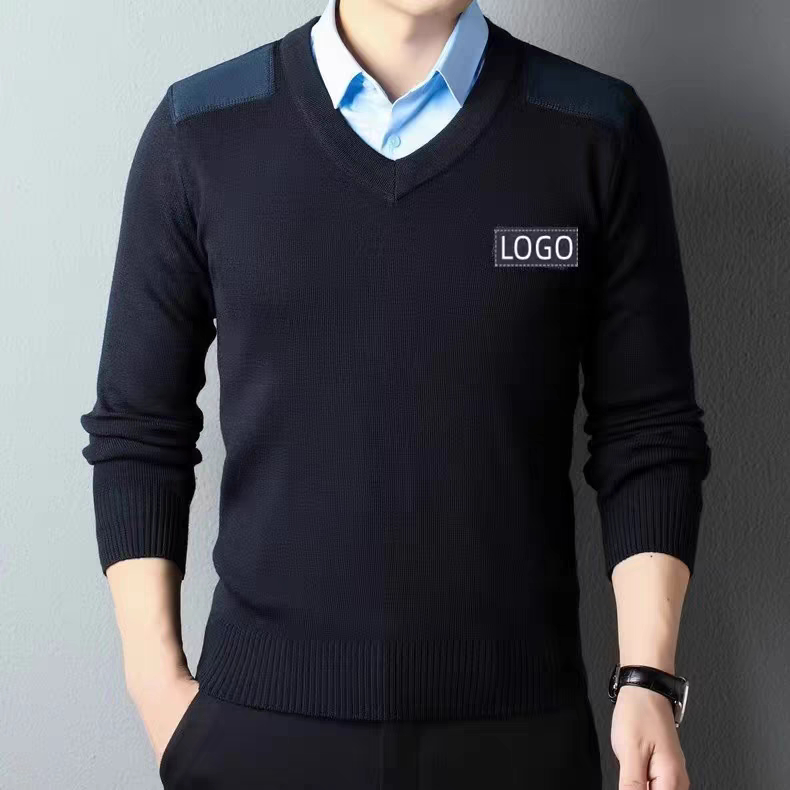 Men's and Women's Spring and Autumn Wool Sweaters, Round-Neck Special Duty Duty Pants, Belts, Shirts, Police Academy Security Guard Sweaters, Formal V-Neck Vests Men's and Women's Spring and Autumn Wool Sweaters, Round-Neck Special Duty Duty Pants, Belts, Shirts, Police Academy Security Guard Sweaters, Formal V-Neck Vests