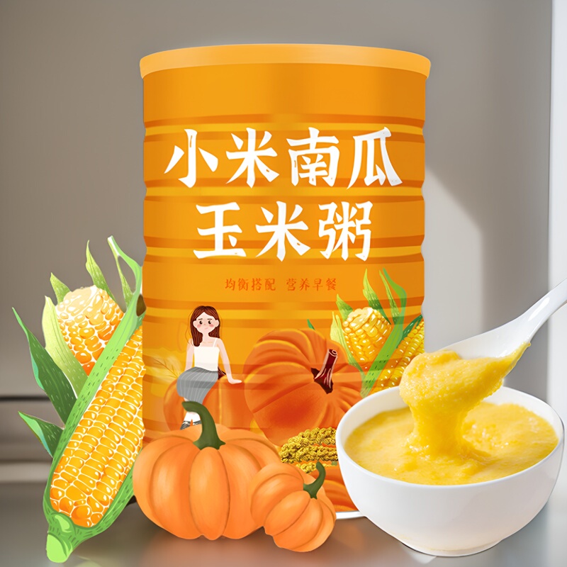 Xiao Mi Pumpkin Porridge Corn Ready-To-Eat No-Cook Brewing Nutritious Breakfast Full No Added Sugar Official Authentic Flagship Store Xiao Mi Pumpkin Porridge Corn Ready-To-Eat No-Cook Brewing Nutritious Breakfast Full No Added Sugar Official Authentic Flagship Store