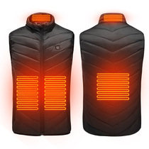 Nanjiren Intelligent Constant Temperature Heating Vest for Men Full Body Warming Second Zone Four Zone Vest for Women USB Heated Solid Color