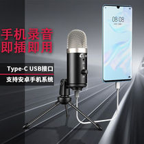 E Voice AK-5I Computer Microphone USB Notebook Desktop Anchor Live Broadcast Microphone K Song Singing Game Online Class