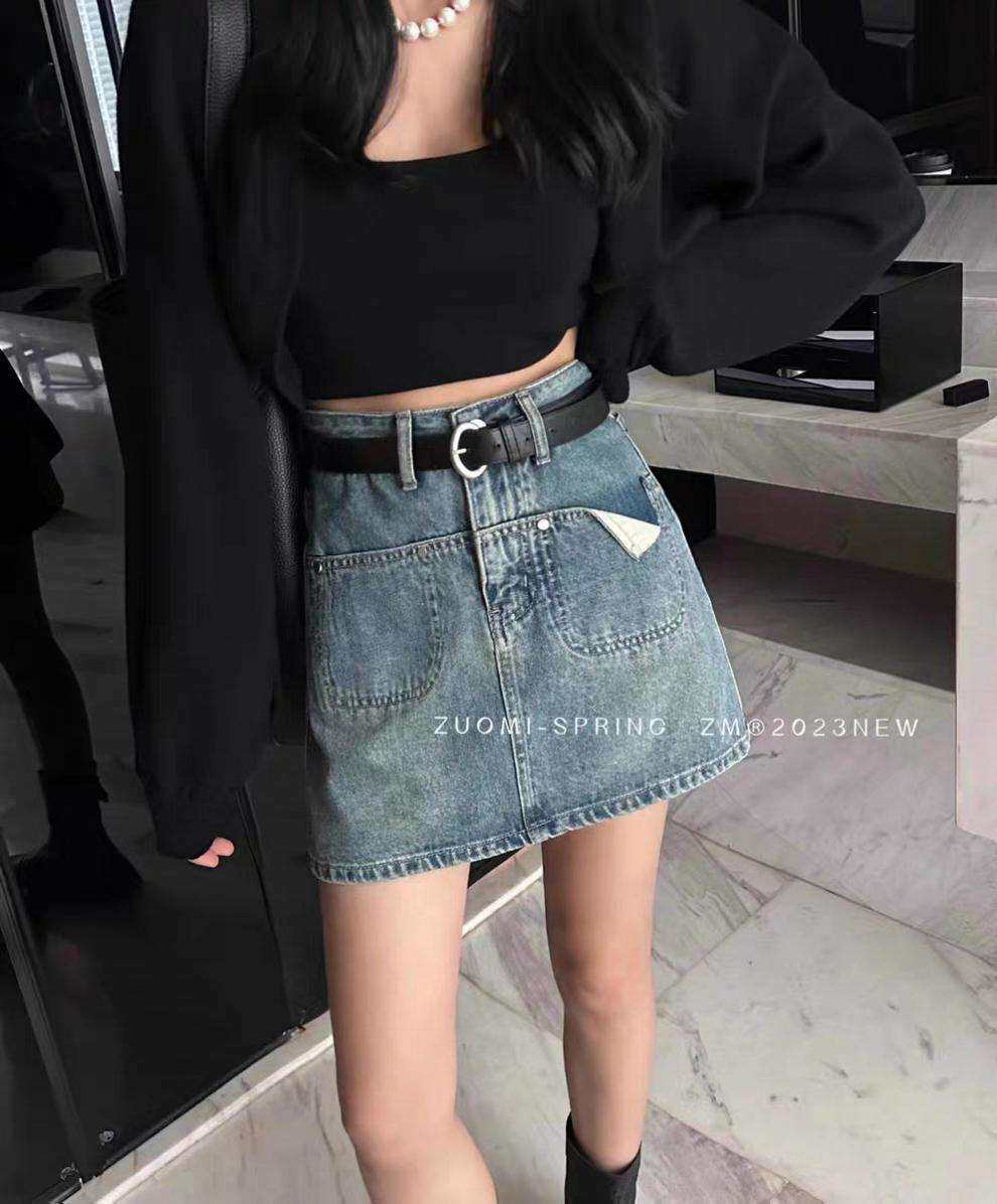 товар из китая spring and summer new a-line short skirt women fashion high OTHER