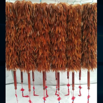 Feather duster (manufacturer promotion) retractable and encrypted chicken feathers can sweep away the hair ensuring quality and washable