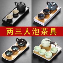 Chinese Kung Fu Tea Set glass Portable Teapot Set