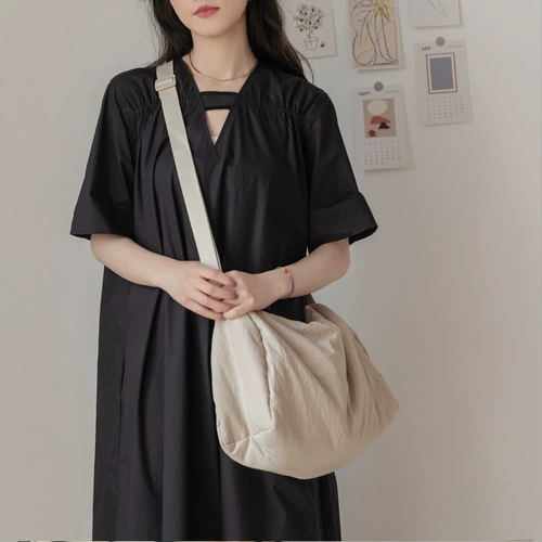 Японский тканевый мешок, брендовая сумка через плечо, ремешок для сумки, вместительный и большой шоппер, универсальная сумка на одно плечо, (Трансграничная торговля)