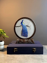 Suzhou embroidery double-sided embroidery handicrafts embroidery high-value entrance ornaments table screen pure handmade gifts high-end gifts