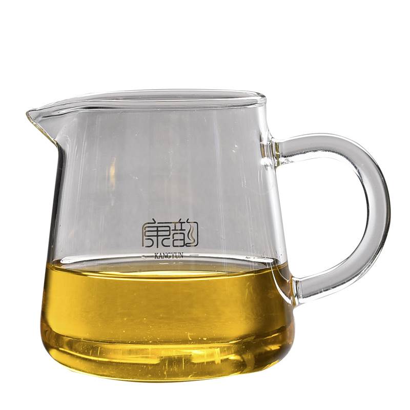 Fair cup glass large capacity 500ml1000ml thickened tea sea power tea with tea sub-tea with high boron silicon anti-scalding-Taobao